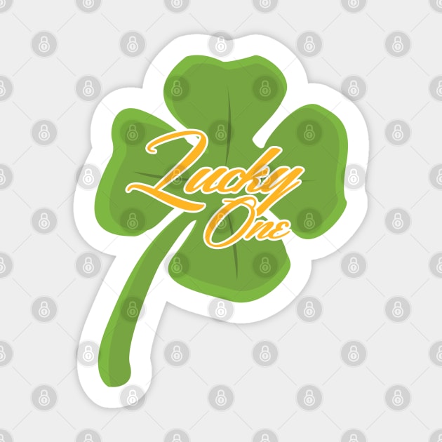 Lucky One (2) Sticker by adamzworld